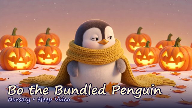 Bo the Bundled Penguin Nursery sleep video
