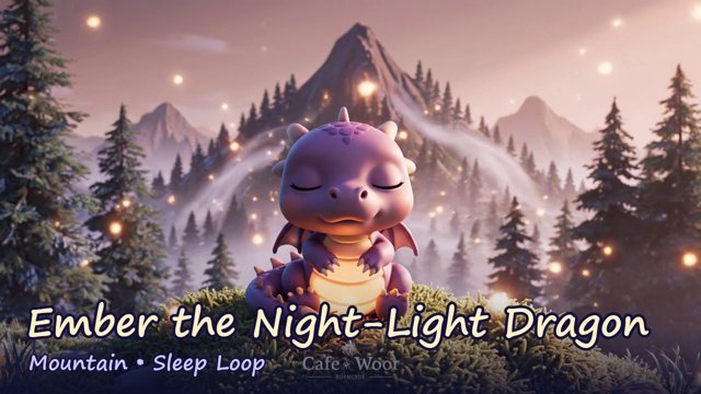 Ember the Night-Light Dragon Mountain sleep video