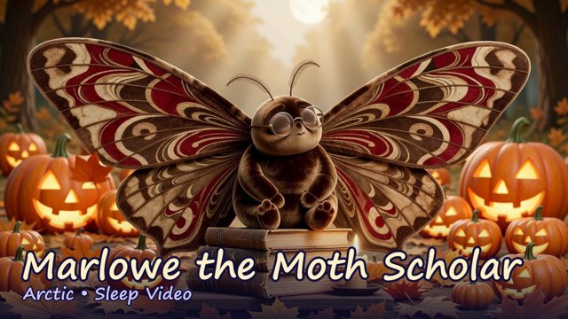 Marlowe the Moth Scholar Arctic sleep video