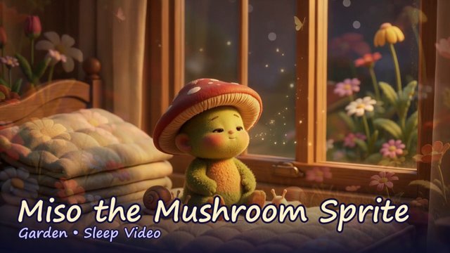 Miso the Mushroom Sprite Garden sleep video