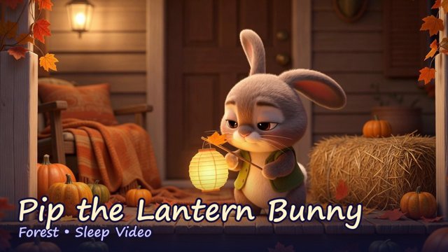 Pip the Lantern Bunny Forest sleep video