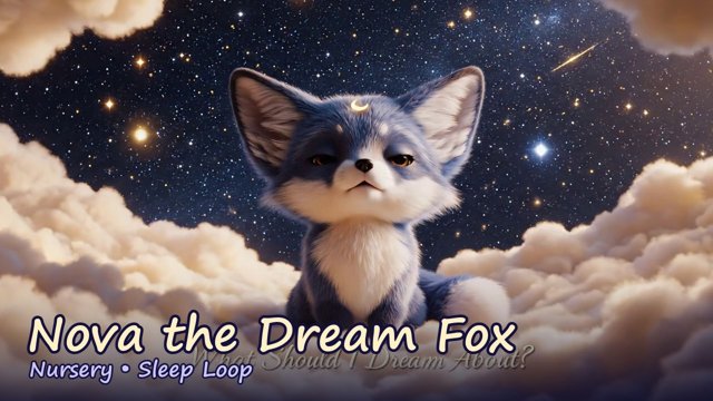 Nova the Dream Fox nursery sleep video